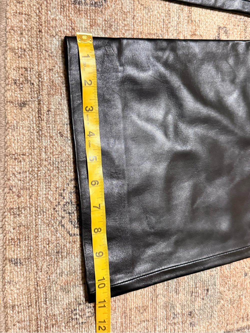 PHOEBE PHILO 💯 % lamb -Leather jumpsuit with Sleeveless Silhouette - Picture 10 of 16